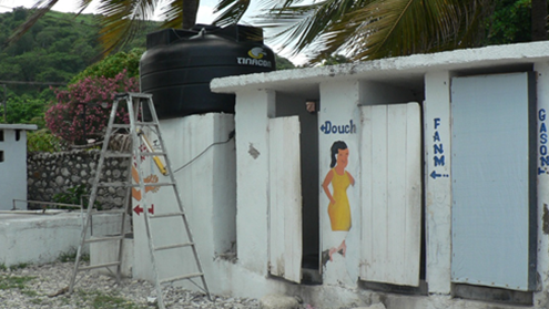 haiti toilets